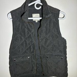 Thread & Supply Charcoal Quilted Vest